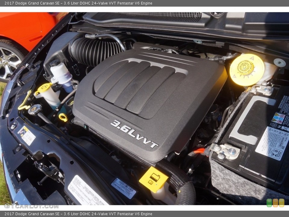 3.6 Liter DOHC 24-Valve VVT Pentastar V6 Engine for the 2017 Dodge Grand Caravan #115849765
