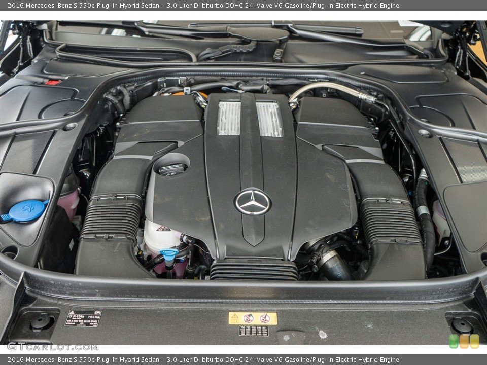3.0 Liter DI biturbo DOHC 24-Valve V6 Gasoline/Plug-In Electric Hybrid Engine for the 2016 Mercedes-Benz S #115858120