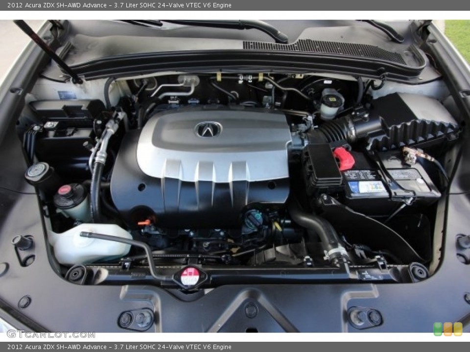 3.7 Liter SOHC 24-Valve VTEC V6 2012 Acura ZDX Engine