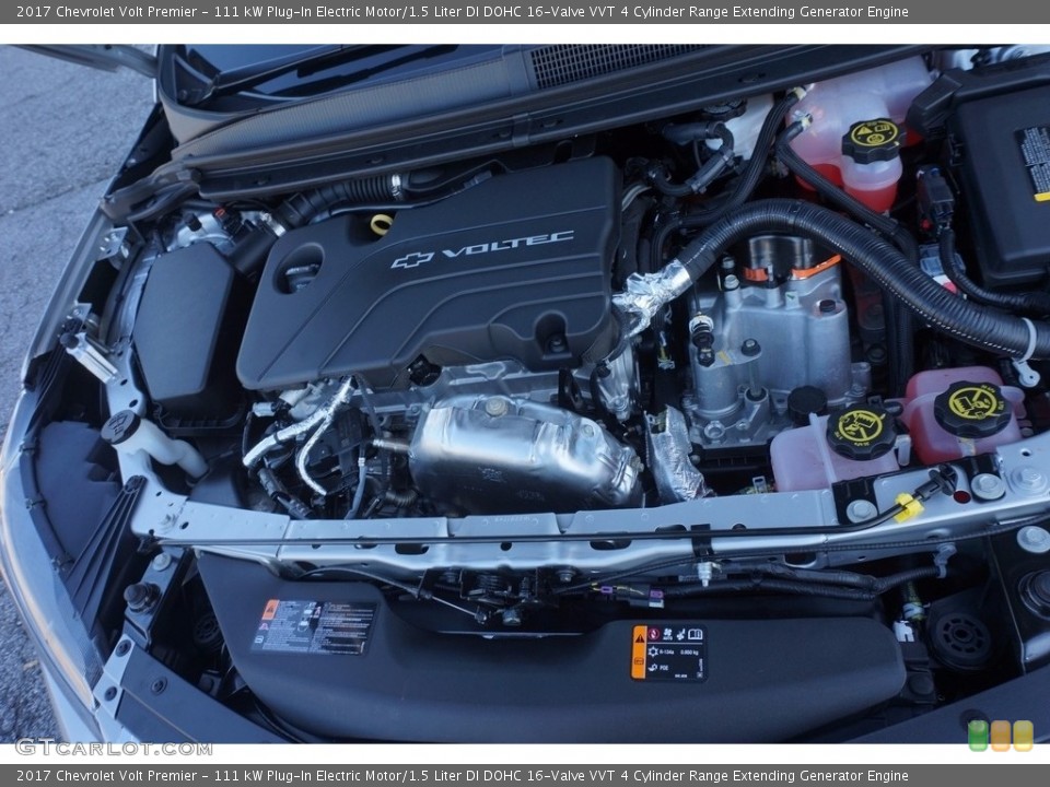 111 kW Plug-In Electric Motor/1.5 Liter DI DOHC 16-Valve VVT 4 Cylinder Range Extending Generator Engine for the 2017 Chevrolet Volt #115922927