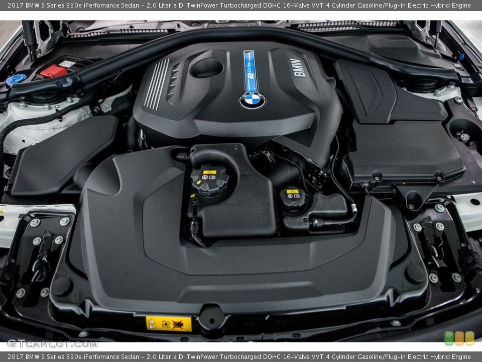 2.0 Liter e DI TwinPower Turbocharged DOHC 16-Valve VVT 4 Cylinder Gasoline/Plug-in Electric Hybrid Engine for the 2017 BMW 3 Series #115972822
