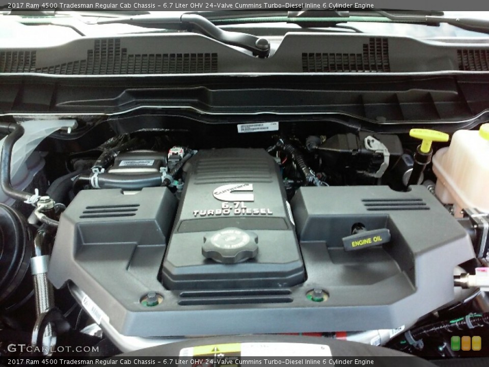 6.7 Liter OHV 24-Valve Cummins Turbo-Diesel Inline 6 Cylinder Engine for the 2017 Ram 4500 #115988390