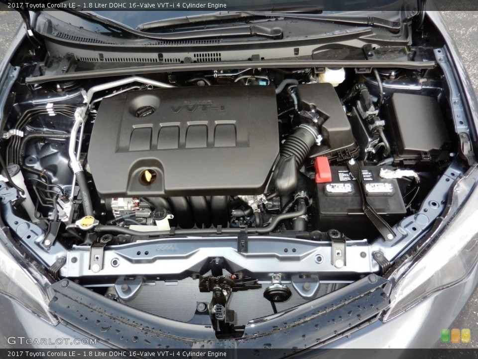 1.8 Liter DOHC 16-Valve VVT-i 4 Cylinder 2017 Toyota Corolla Engine