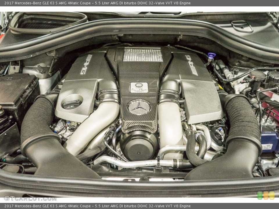 5.5 Liter AMG DI biturbo DOHC 32-Valve VVT V8 Engine for the 2017 Mercedes-Benz GLE #116023689