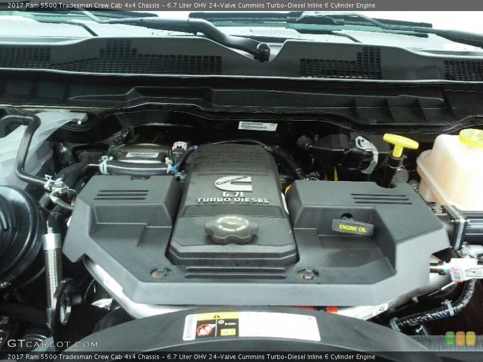 6.7 Liter OHV 24-Valve Cummins Turbo-Diesel Inline 6 Cylinder Engine for the 2017 Ram 5500 #116024058