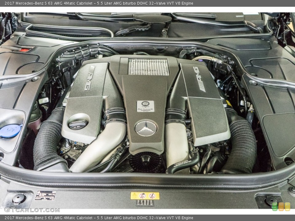 5.5 Liter AMG biturbo DOHC 32-Valve VVT V8 Engine for the 2017 Mercedes-Benz S #116024342