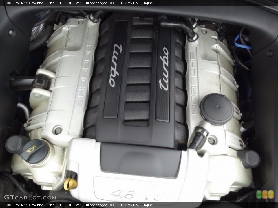 4.8L DFI Twin-Turbocharged DOHC 32V VVT V8 Engine for the 2008 Porsche Cayenne #116139578