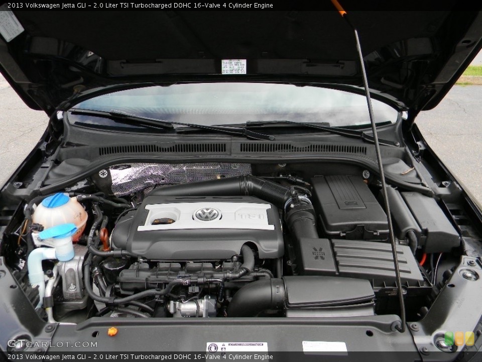 2.0 Liter TSI Turbocharged DOHC 16-Valve 4 Cylinder 2013 Volkswagen Jetta Engine