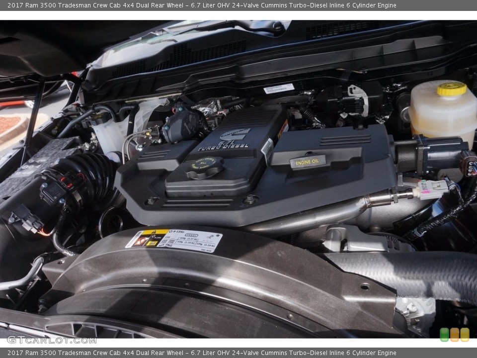 6.7 Liter OHV 24-Valve Cummins Turbo-Diesel Inline 6 Cylinder Engine for the 2017 Ram 3500 #116218812