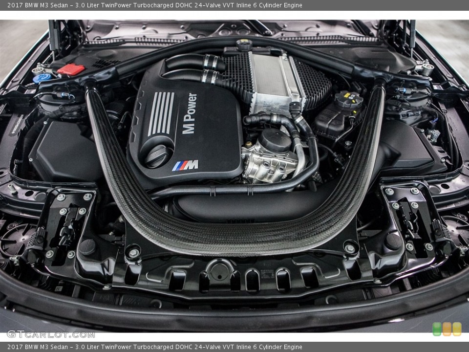 3.0 Liter TwinPower Turbocharged DOHC 24-Valve VVT Inline 6 Cylinder Engine for the 2017 BMW M3 #116249686