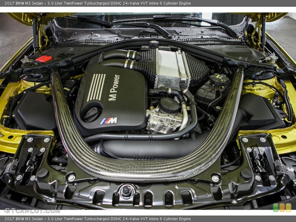 3.0 Liter TwinPower Turbocharged DOHC 24-Valve VVT Inline 6 Cylinder Engine for the 2017 BMW M3 #116335289