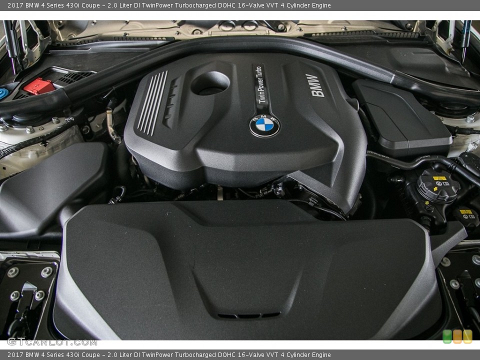 2.0 Liter DI TwinPower Turbocharged DOHC 16-Valve VVT 4 Cylinder Engine for the 2017 BMW 4 Series #116372006