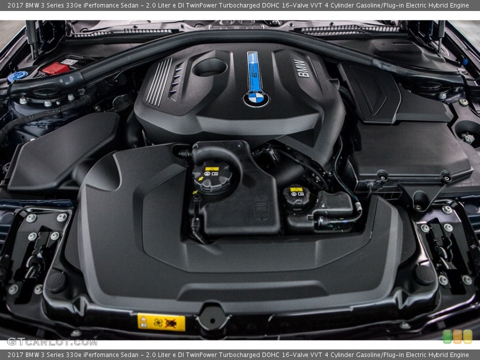 2.0 Liter e DI TwinPower Turbocharged DOHC 16-Valve VVT 4 Cylinder Gasoline/Plug-in Electric Hybrid Engine for the 2017 BMW 3 Series #116452510