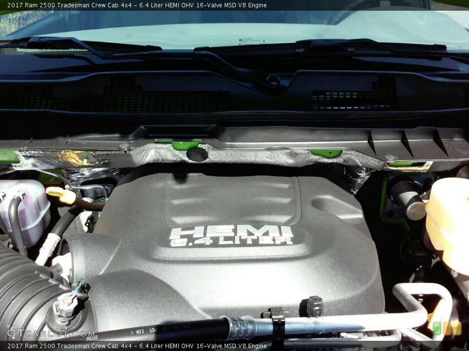 6.4 Liter HEMI OHV 16-Valve MSD V8 Engine for the 2017 Ram 2500 #116475784