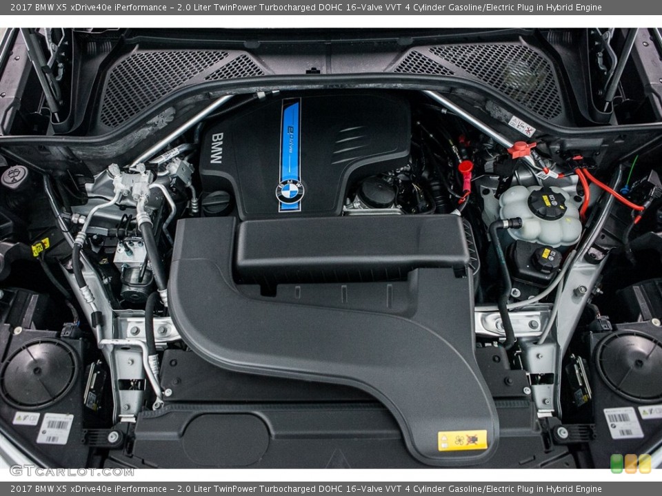 2.0 Liter TwinPower Turbocharged DOHC 16-Valve VVT 4 Cylinder Gasoline/Electric Plug in Hybrid Engine for the 2017 BMW X5 #116482330