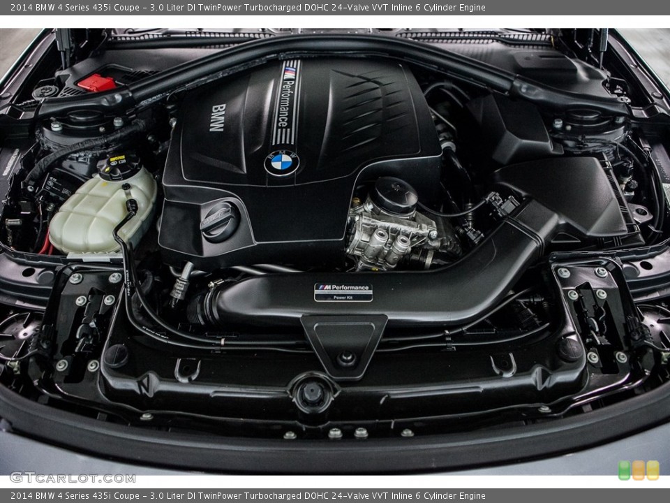3.0 Liter DI TwinPower Turbocharged DOHC 24-Valve VVT Inline 6 Cylinder 2014 BMW 4 Series Engine