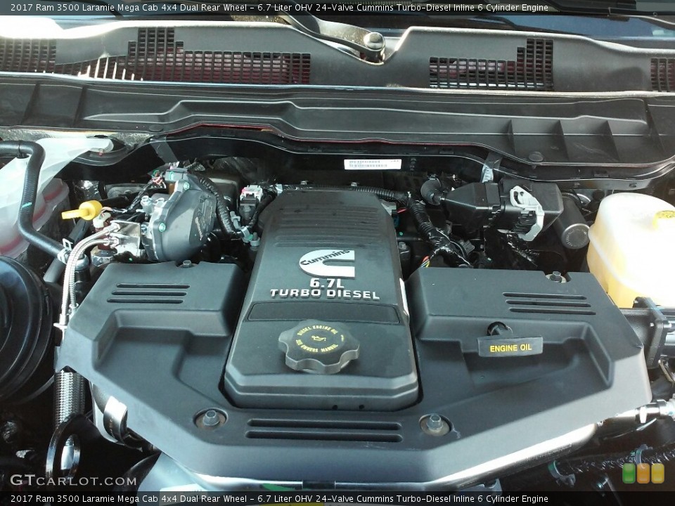 6.7 Liter OHV 24-Valve Cummins Turbo-Diesel Inline 6 Cylinder Engine for the 2017 Ram 3500 #116576197