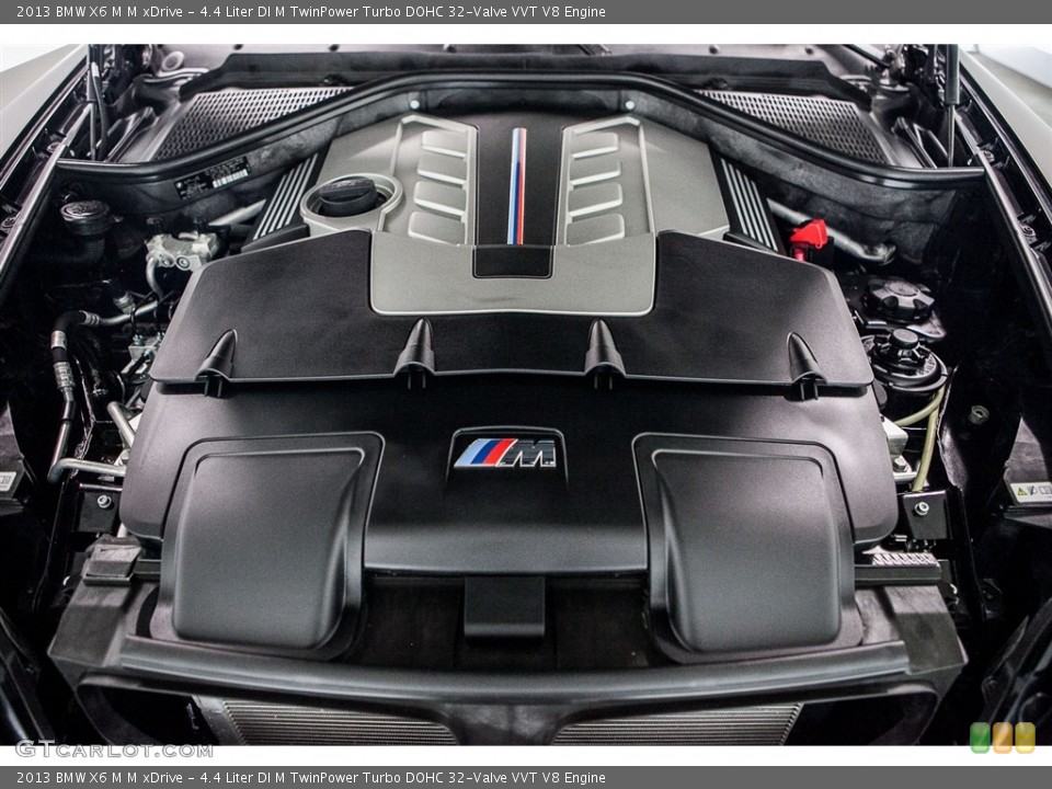 4.4 Liter DI M TwinPower Turbo DOHC 32-Valve VVT V8 2013 BMW X6 M Engine