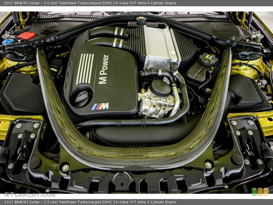 3.0 Liter TwinPower Turbocharged DOHC 24-Valve VVT Inline 6 Cylinder Engine for the 2017 BMW M3 #116648246