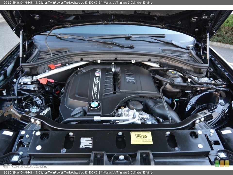3.0 Liter TwinPower Turbocharged DI DOHC 24-Valve VVT Inline 6 Cylinder Engine for the 2016 BMW X4 #116666484