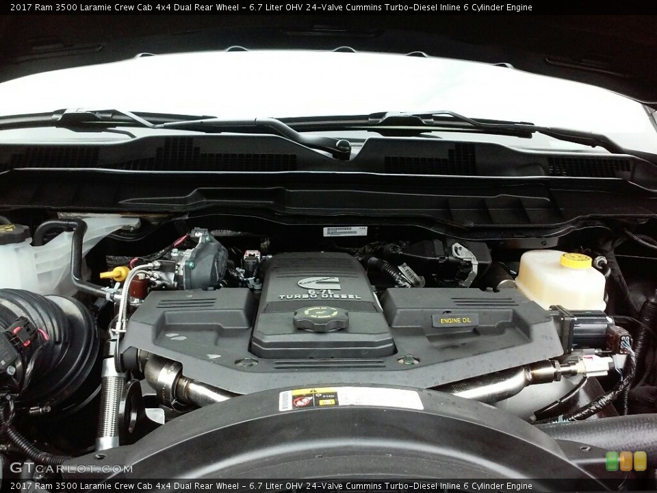 6.7 Liter OHV 24-Valve Cummins Turbo-Diesel Inline 6 Cylinder Engine for the 2017 Ram 3500 #116736604