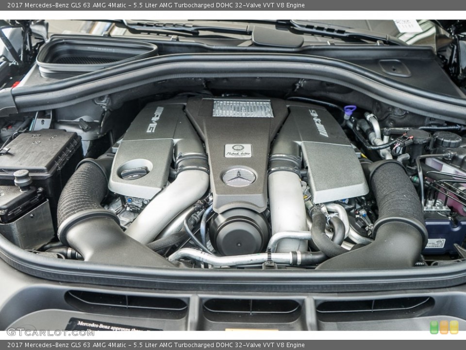 5.5 Liter AMG Turbocharged DOHC 32-Valve VVT V8 Engine for the 2017 Mercedes-Benz GLS #116829597
