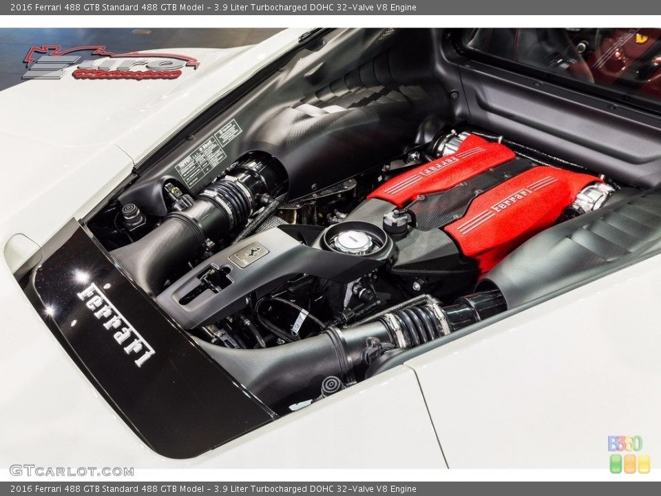3.9 Liter Turbocharged DOHC 32-Valve V8 Engine for the 2016 Ferrari 488 GTB #116841722