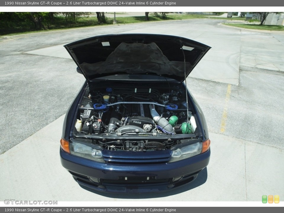 2.6 Liter Turbocharged DOHC 24-Valve Inline 6 Cylinder Engine for the 1990 Nissan Skyline GT-R #116862792