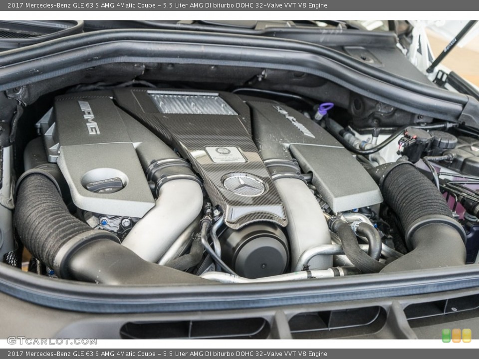 5.5 Liter AMG DI biturbo DOHC 32-Valve VVT V8 Engine for the 2017 Mercedes-Benz GLE #116897477