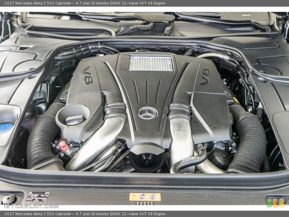 4.7 Liter DI biturbo DOHC 32-Valve VVT V8 Engine for the 2017 Mercedes-Benz S #116897729