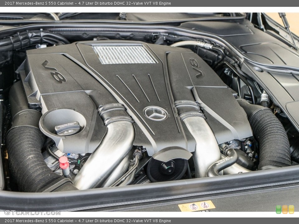 4.7 Liter DI biturbo DOHC 32-Valve VVT V8 Engine for the 2017 Mercedes-Benz S #116897831