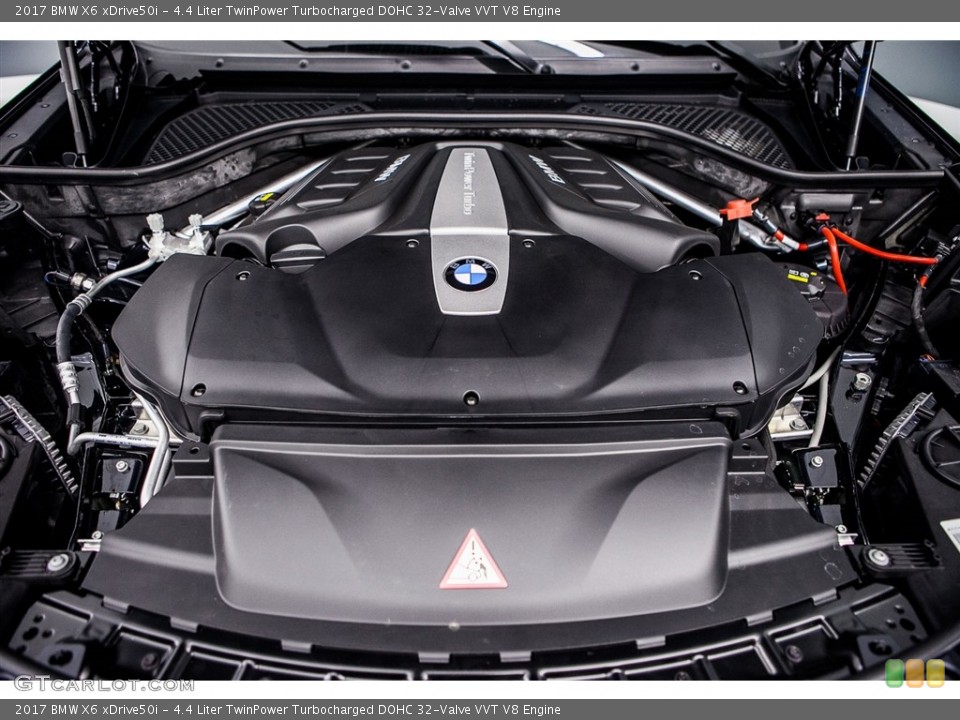 4.4 Liter TwinPower Turbocharged DOHC 32-Valve VVT V8 2017 BMW X6 Engine