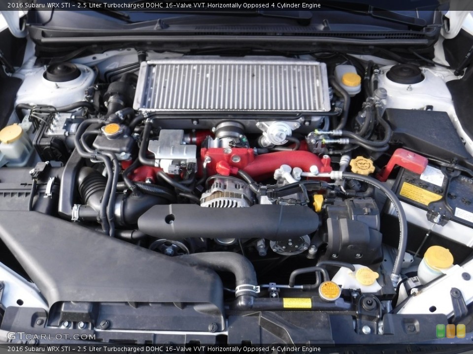 2.5 Liter Turbocharged DOHC 16-Valve VVT Horizontally Opposed 4 Cylinder Engine for the 2016 Subaru WRX #116953974