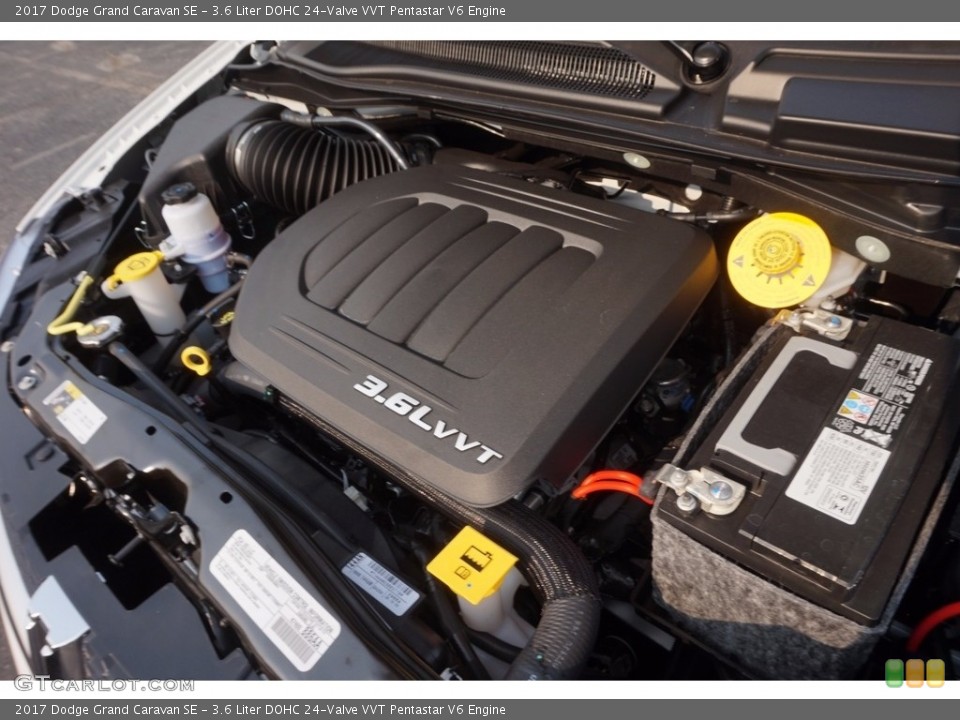 3.6 Liter DOHC 24-Valve VVT Pentastar V6 Engine for the 2017 Dodge Grand Caravan #116995634