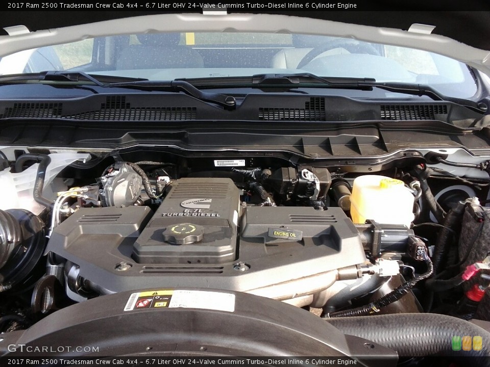 6.7 Liter OHV 24-Valve Cummins Turbo-Diesel Inline 6 Cylinder Engine for the 2017 Ram 2500 #117026093