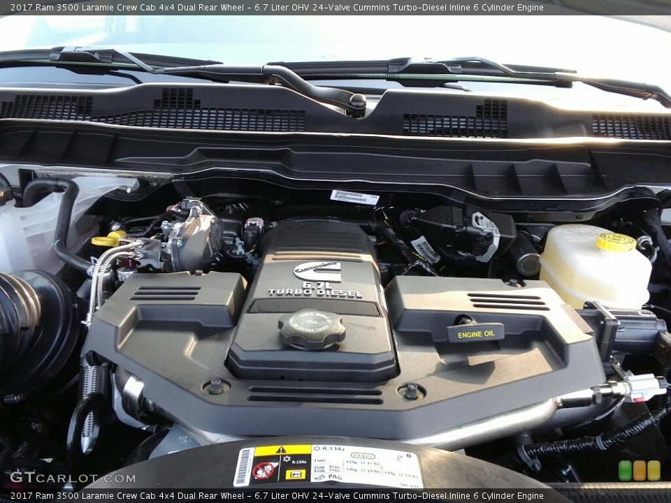 6.7 Liter OHV 24-Valve Cummins Turbo-Diesel Inline 6 Cylinder Engine for the 2017 Ram 3500 #117026783