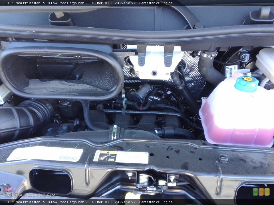 3.6 Liter DOHC 24-Valve VVT Pentastar V6 2017 Ram ProMaster Engine