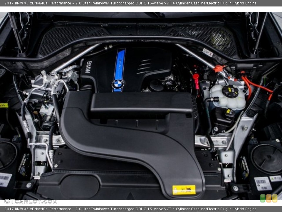 2.0 Liter TwinPower Turbocharged DOHC 16-Valve VVT 4 Cylinder Gasoline/Electric Plug in Hybrid Engine for the 2017 BMW X5 #117063189