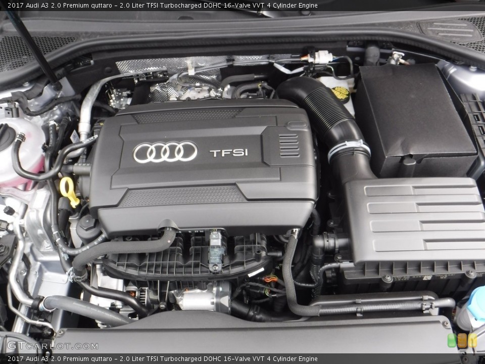 2.0 Liter TFSI Turbocharged DOHC 16-Valve VVT 4 Cylinder Engine for the 2017 Audi A3 #117076851