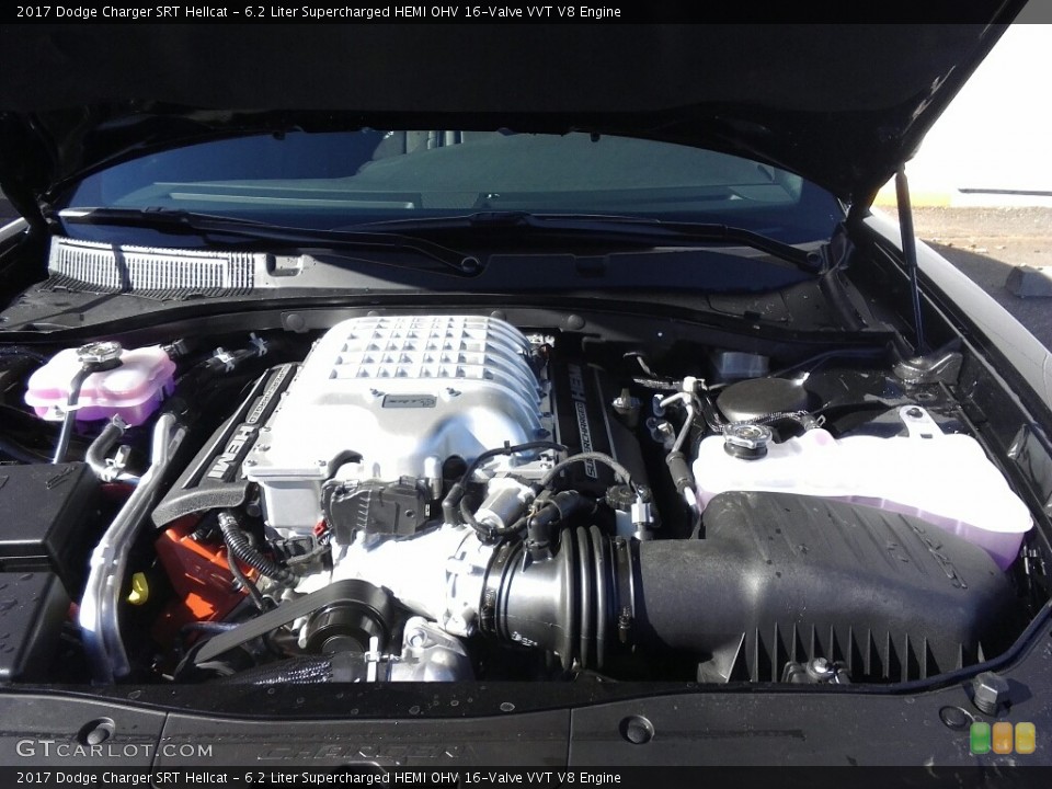 6.2 Liter Supercharged HEMI OHV 16-Valve VVT V8 Engine for the 2017 Dodge Charger #117135737