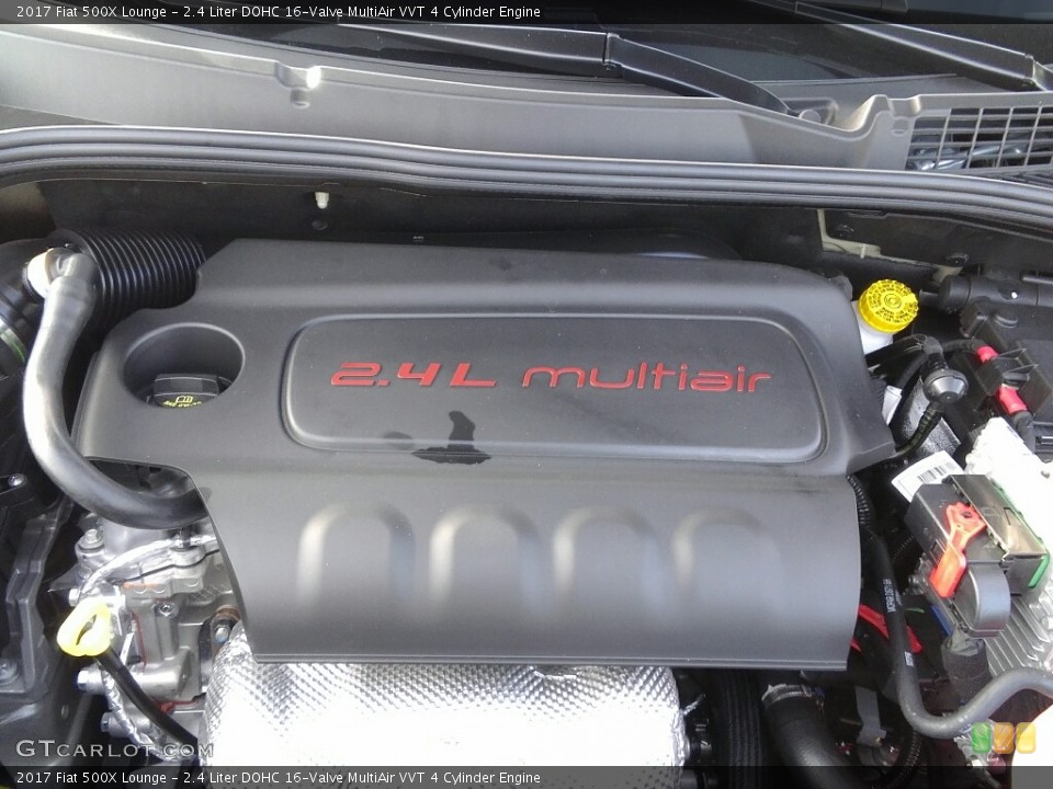 2.4 Liter DOHC 16-Valve MultiAir VVT 4 Cylinder 2017 Fiat 500X Engine