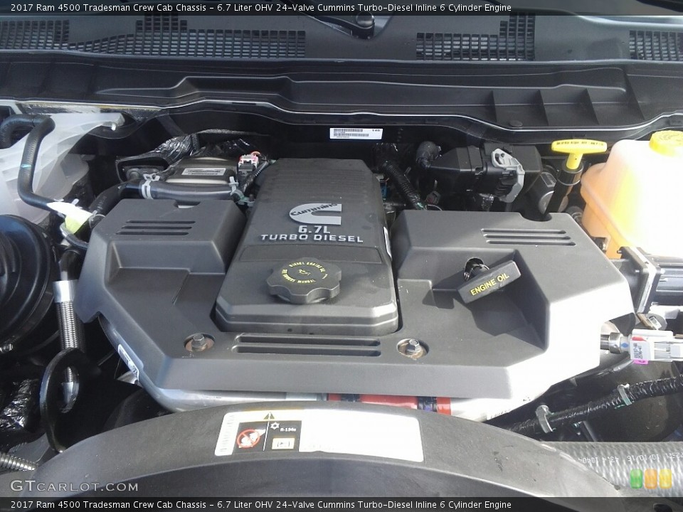 6.7 Liter OHV 24-Valve Cummins Turbo-Diesel Inline 6 Cylinder Engine for the 2017 Ram 4500 #117165679