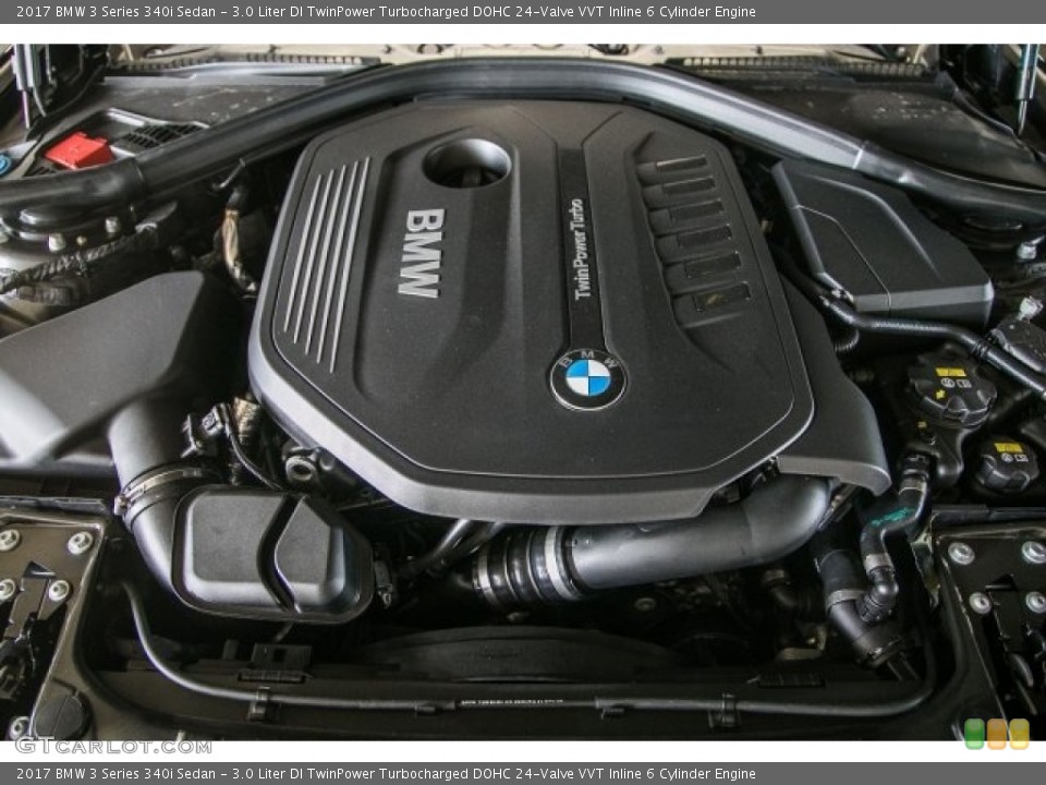 3.0 Liter DI TwinPower Turbocharged DOHC 24-Valve VVT Inline 6 Cylinder Engine for the 2017 BMW 3 Series #117181294