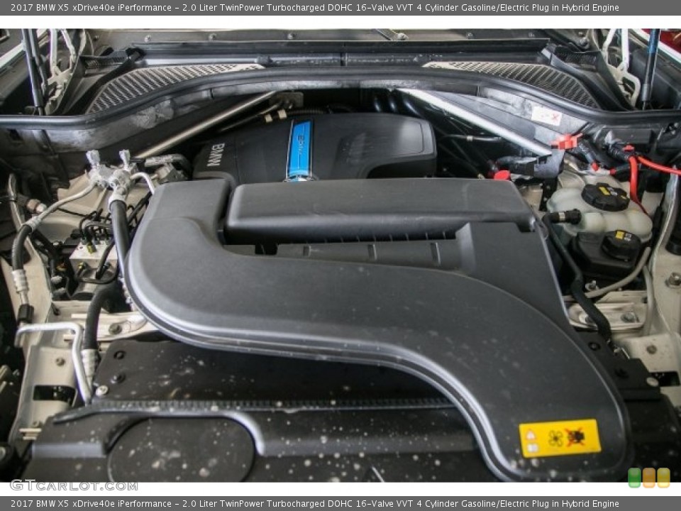 2.0 Liter TwinPower Turbocharged DOHC 16-Valve VVT 4 Cylinder Gasoline/Electric Plug in Hybrid Engine for the 2017 BMW X5 #117188323