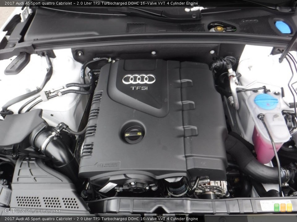 2.0 Liter TFSI Turbocharged DOHC 16-Valve VVT 4 Cylinder Engine for the 2017 Audi A5 #117198223