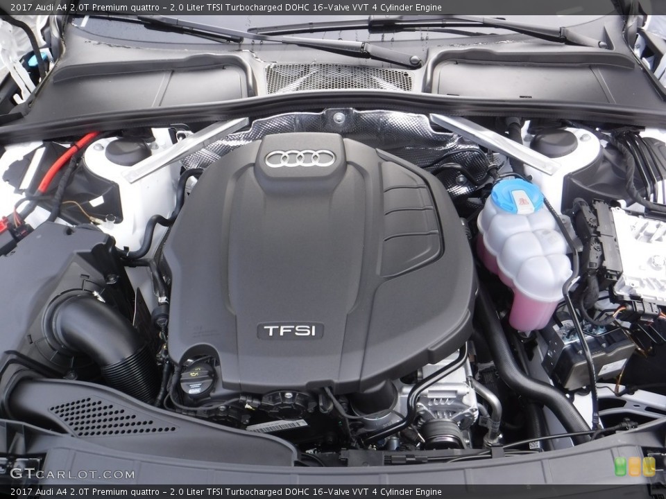2.0 Liter TFSI Turbocharged DOHC 16-Valve VVT 4 Cylinder Engine for the 2017 Audi A4 #117198466