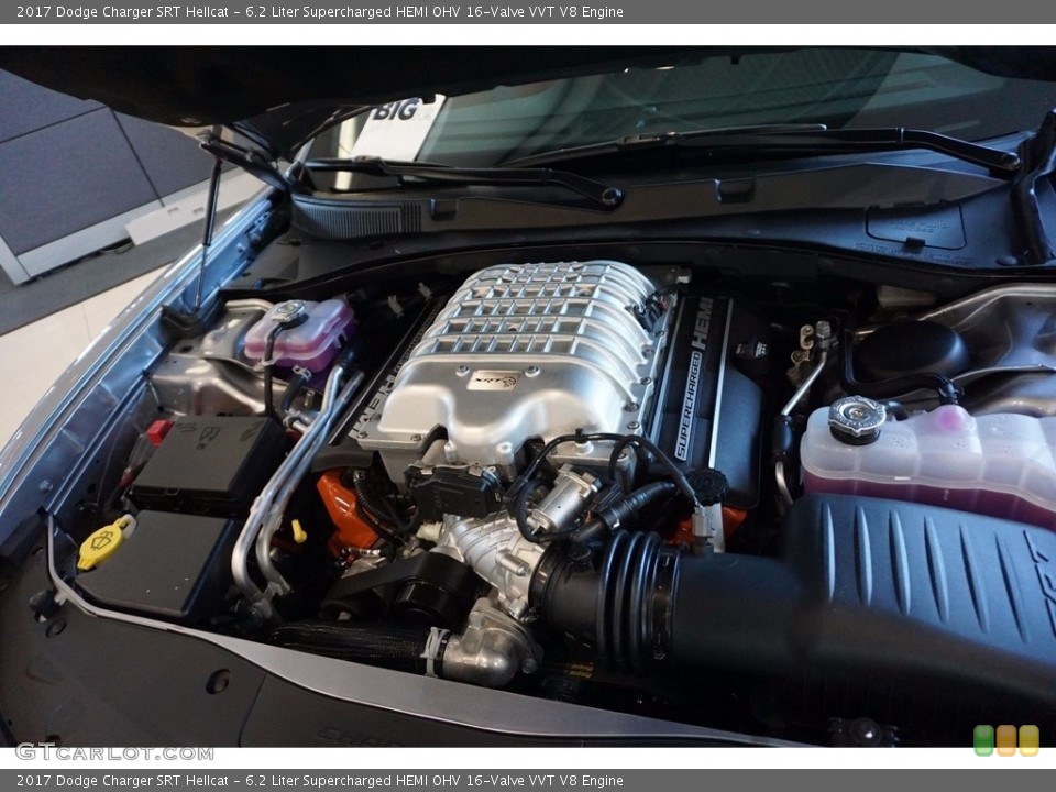6.2 Liter Supercharged HEMI OHV 16-Valve VVT V8 Engine for the 2017 Dodge Charger #117419471