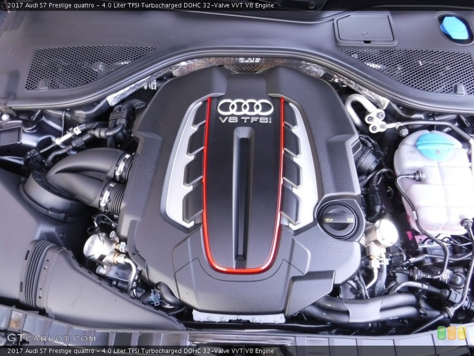 4.0 Liter TFSI Turbocharged DOHC 32-Valve VVT V8 Engine for the 2017 Audi S7 #117429044