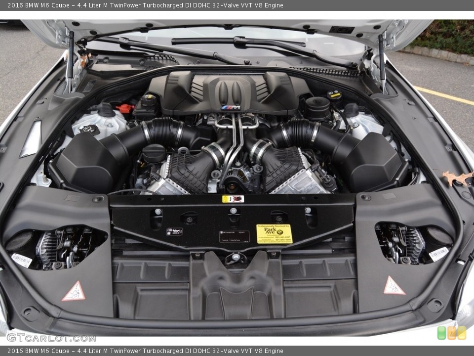 4.4 Liter M TwinPower Turbocharged DI DOHC 32-Valve VVT V8 2016 BMW M6 Engine