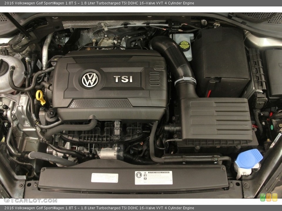 1.8 Liter Turbocharged TSI DOHC 16-Valve VVT 4 Cylinder Engine for the 2016 Volkswagen Golf SportWagen #117484565